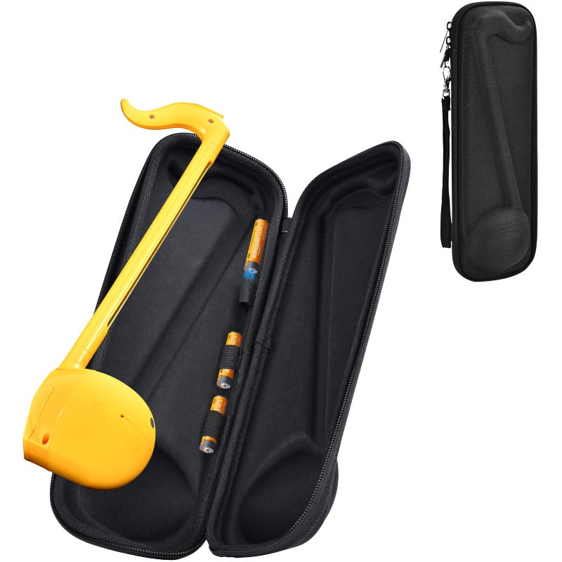 ProCase Carrying Case for Otamatone Japanese Electronic Musical Instrument Portable Synthesizer, Storage Organizer Holder for Kids Child Regular Size Instrument Music Toy Accessories -Black - Image 1