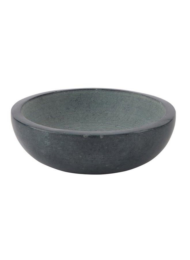 47th & Main Decorative Bowls Soapstone Modern Bowl for Home Décor, 4" Diameter x 1" Deep, Dark Blue/Grey - Image 1