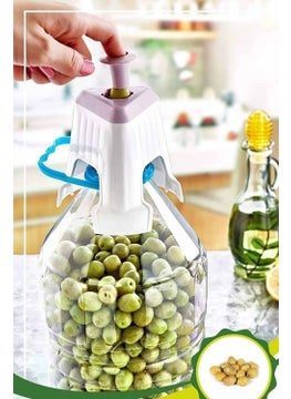 Viyalente Olive Slicing and Drawing Apparatus and Deep Storage Container with Strainer  - Image 5
