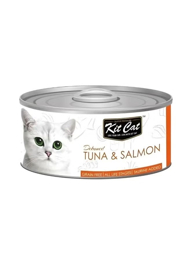 Kit Cat wet food deboned tuna and salmon 80g