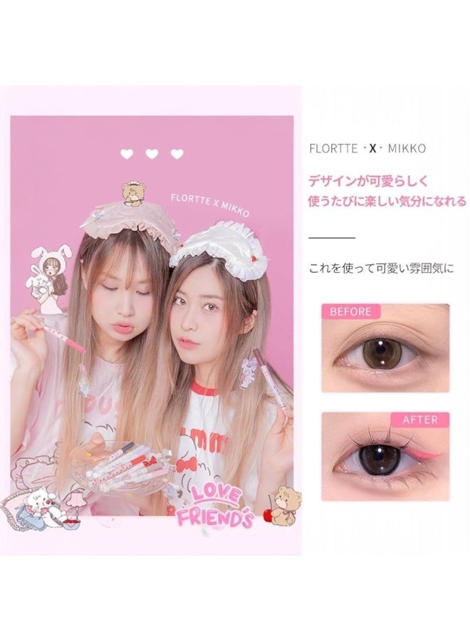 فلورت آيلاينر فلورت Mikko لون أسود 01 مقاوم للماء – رأس فائق النحافة - Image 2