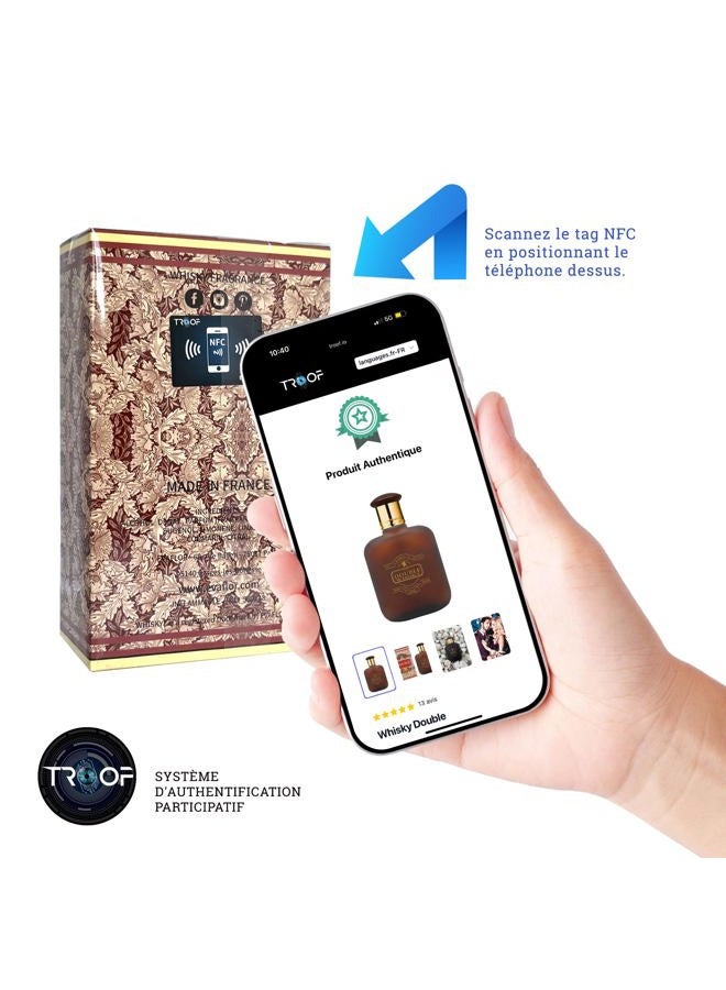 Evaflor دوبل ويسكي • ماء تواليت 100 مل • عطر للرجال • بخاخ • إيفافلورباريس - Image 5