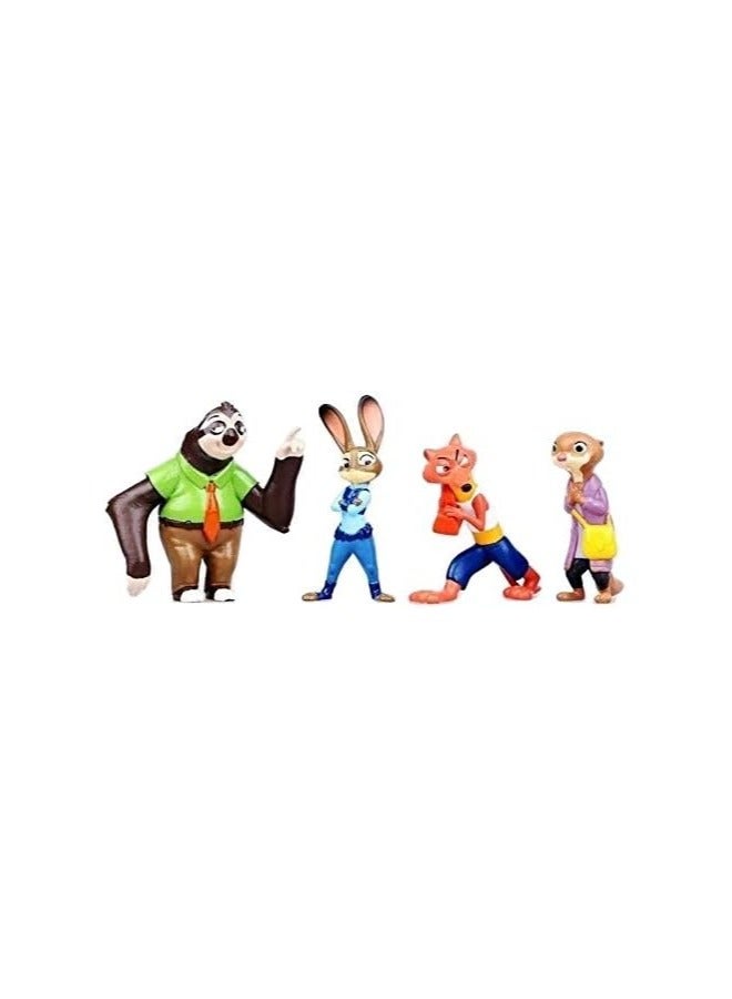general Zootopia Deluxe Figures Set 12 Playsets with Figures Cake Decorating Figures for Decorating Cars Houses or Tables - Image 2