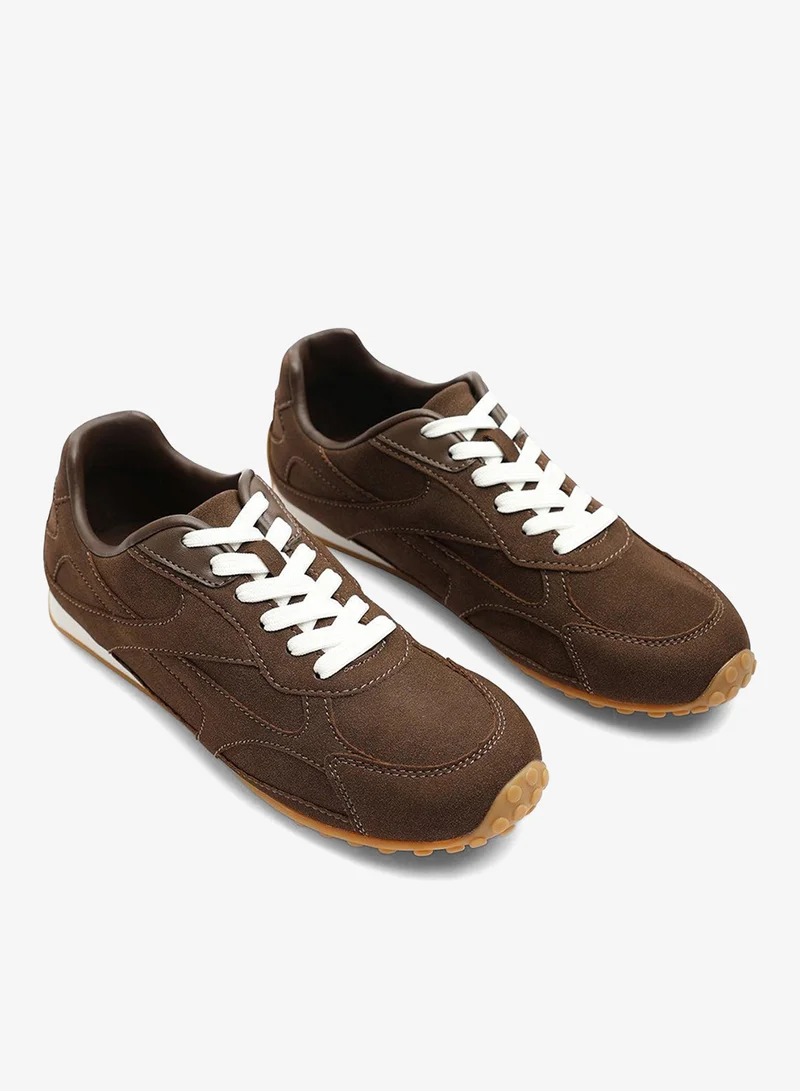 Where's That From  Marleigh Suede Retro Runner Trainer for Women | Best Price UAE