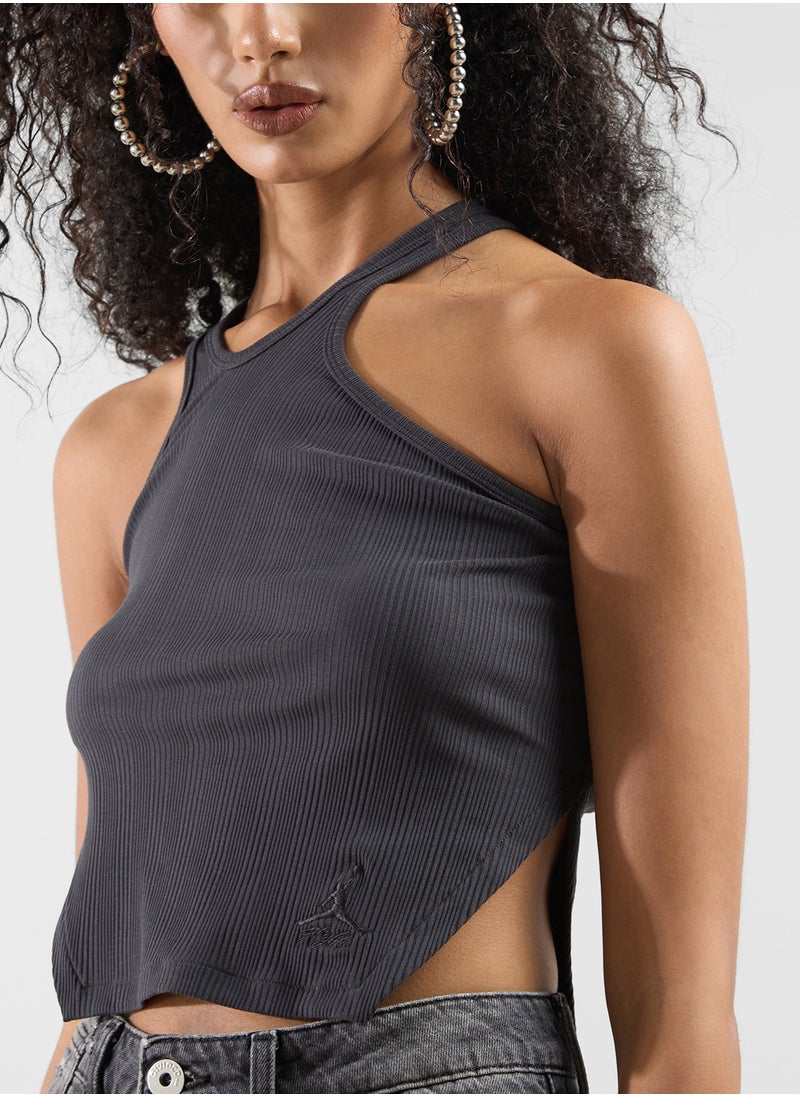 Jordan Jordan Asymmetric Ribbed Tank  - Image 3