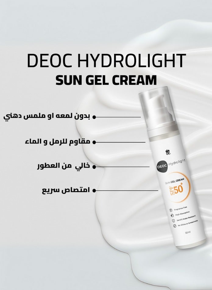 deoc Hydrolight Sunscreen Gel Cream - Image 5