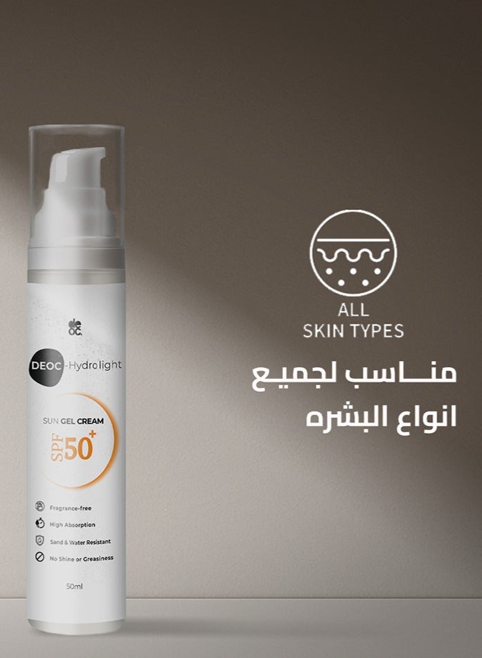 deoc Hydrolight Sunscreen Gel Cream - Image 4