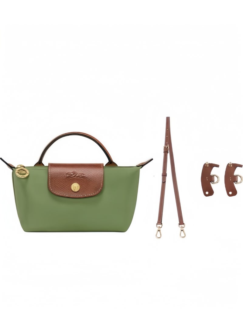 لونج شامب حقائب طويلة شانغ لا بليج ميني مع حمالات الكتف للنساء، حقيبة مكياج صغيرة متعددة الاستخدامات، حقيبة يد، حقيبة كتف - Image 1