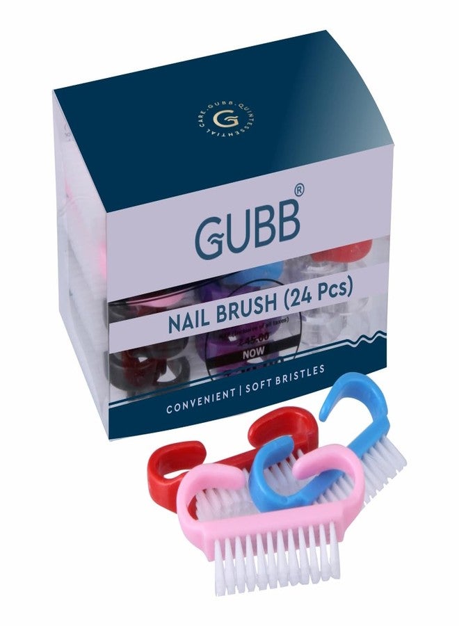 GUBB Nail Brush in PVC Box | Multi-use Manicure and Pedicure Brush | Fingernail Cleanser | Toe Nail Cleanser for Men and Women - 24 pcs - Image 5