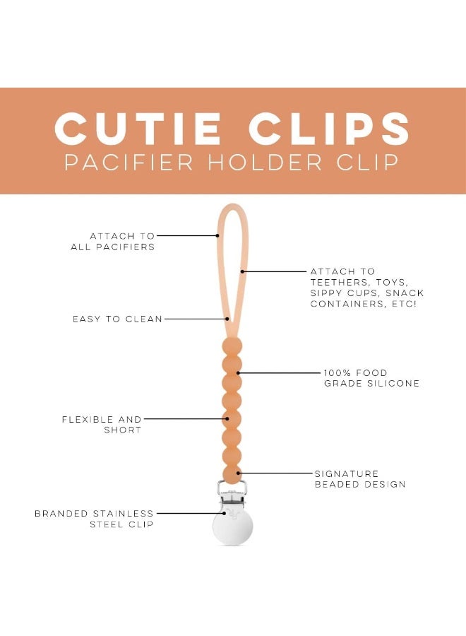 Ryan & Rose Cutie Clip 2 Pack - Pacifier Clip Holder Silicone - Image 4