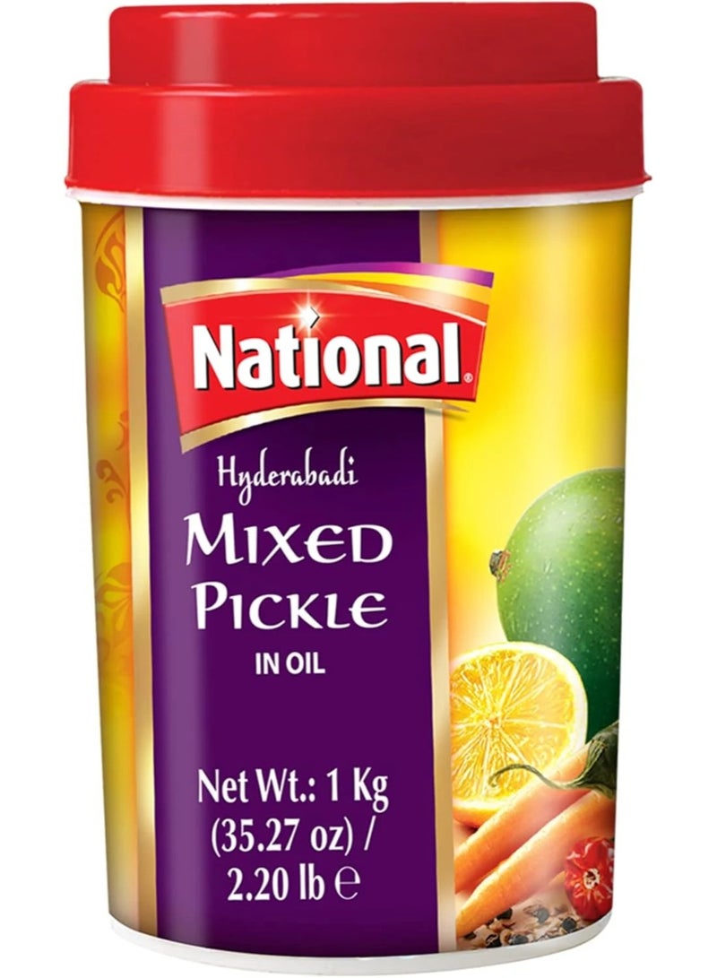 National خلطة مخللات وطنية 1000 جرام قطعة واحدة