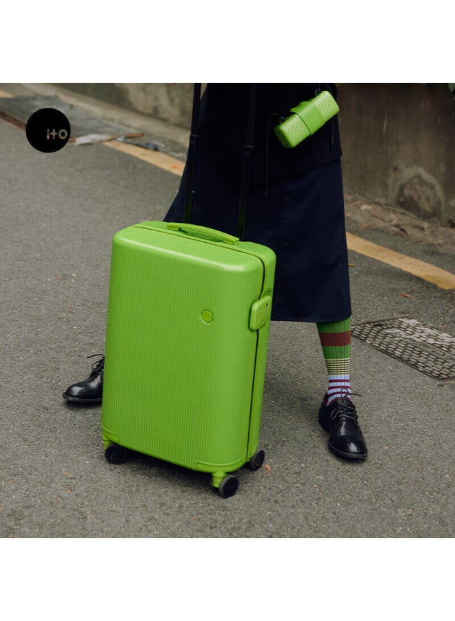 Ito Luggage Pistachio2 Suitcase, Large Capacity Trolley Case For Men And Women, Carry-on Luggage, Cold Blood Green, 20 Inches - Image 4