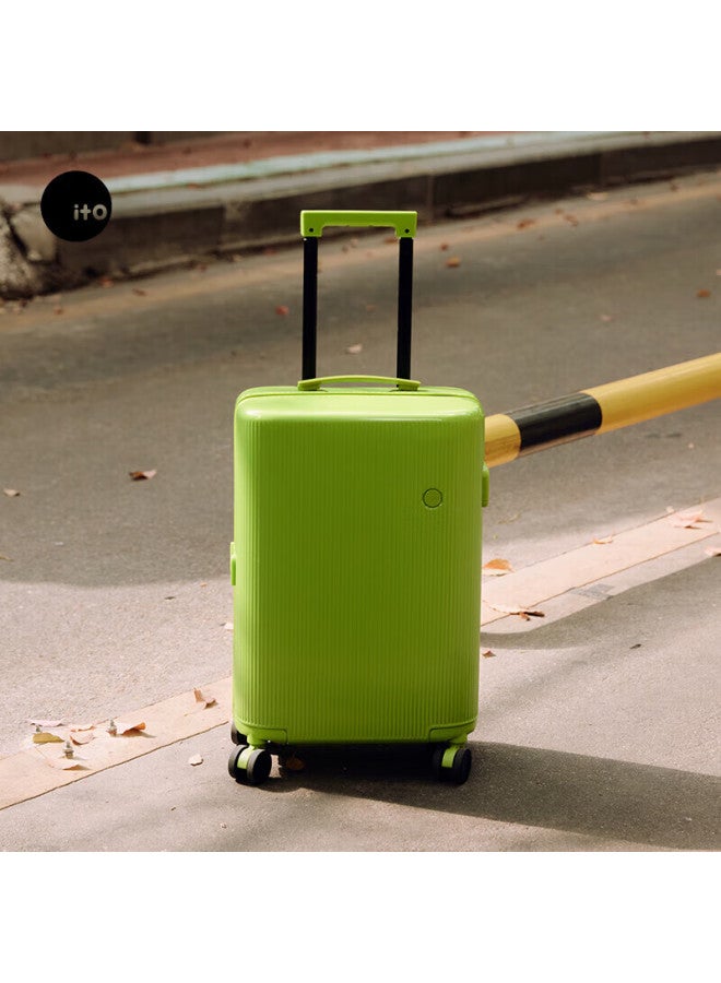 Ito Luggage Pistachio2 Suitcase, Large Capacity Trolley Case For Men And Women, Carry-on Luggage, Cold Blood Green, 20 Inches - Image 3