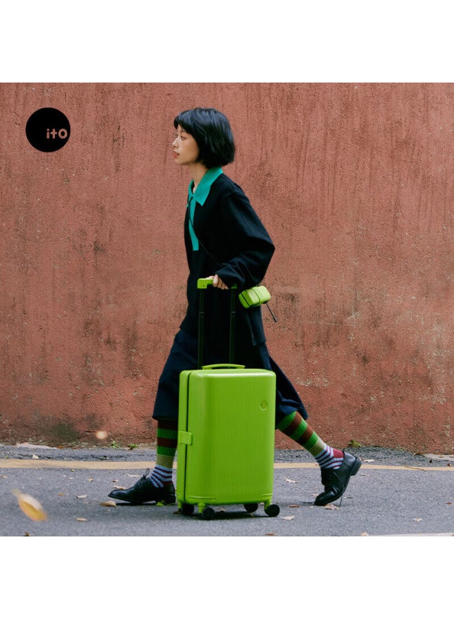 Ito Luggage Pistachio2 Suitcase, Large Capacity Trolley Case For Men And Women, Carry-on Luggage, Cold Blood Green, 20 Inches - Image 5