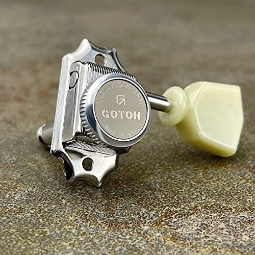 Gotoh SD90-MGT 3x3 Locking Tuning Keys with Lock Knob - Nickel - Image 1