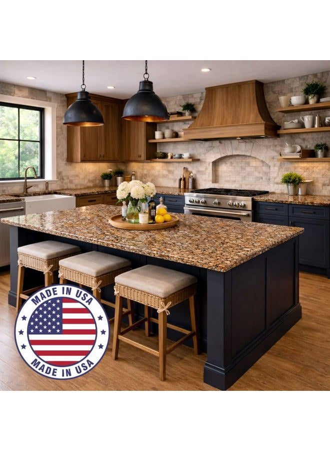 Giani Granite Countertop Paint Kit 2.0-100% Acrylic (Chocolate Brown) - Image 4