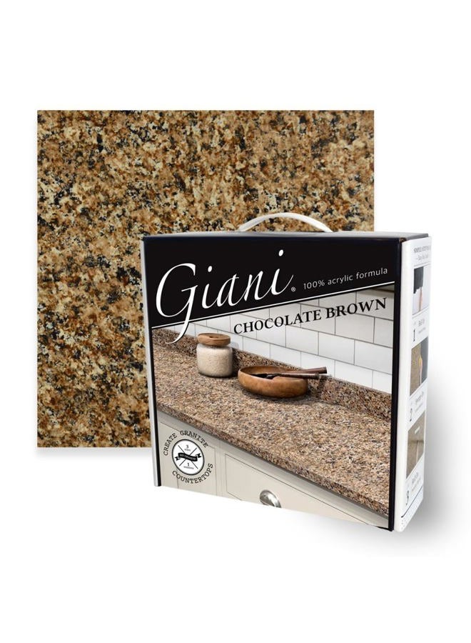 Giani Granite Countertop Paint Kit 2.0-100% Acrylic (Chocolate Brown) - Image 1
