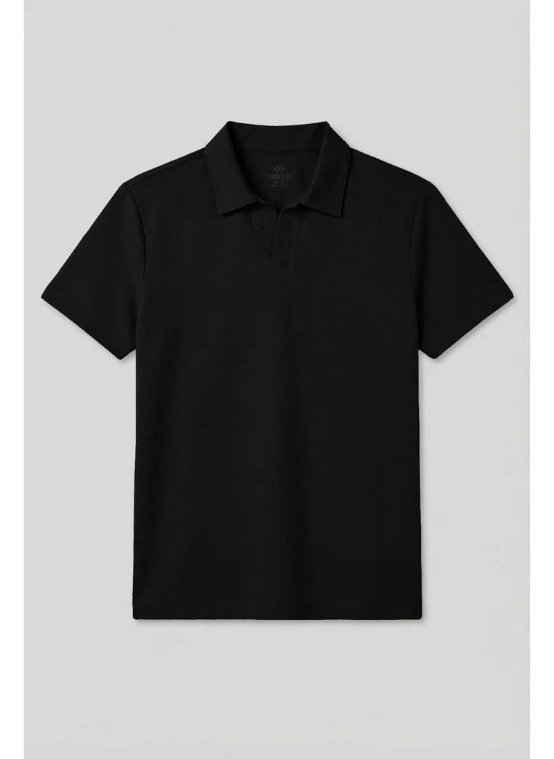 Tommy Life TOMMY Men's Pique Polo Shirt
