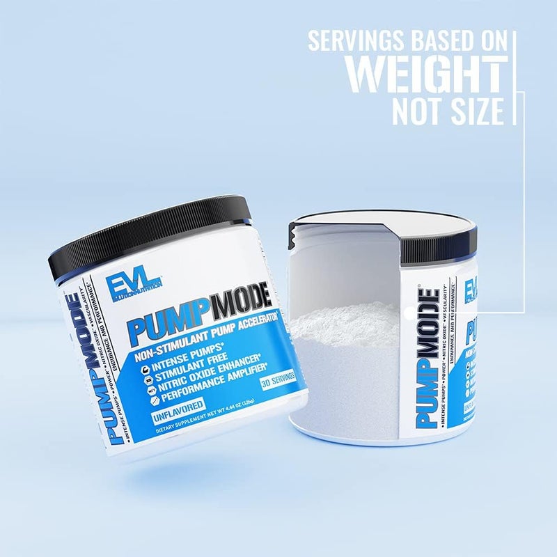 Evlution EVL PumpMode Nitric Oxide Supplement  Nitric Oxide Booster Pump Pre Workout Powder with Glycerol and Betaine for Muscle Recovery Growth and Endurance  Stim Free Pre Workout Drink Unflavored - Image 5