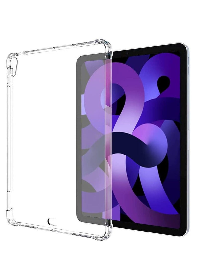 Procases Transparent Silicone Case for iPad Air 10.9 inch  Slim Corner Thickened Back Cover - Image 1