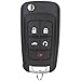 Aniterbo Car Key Fob Keyless Entry Remote Compatible with Chevy CruzeCamaroImpalaEquinoxGMC TerrainLacrosse 2010 2011 2012 2013 2014 2015 2016 2017 Key Replacement for OHT01060512 1Pack 5 Buttons - Image 2