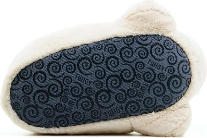 Twigy Cane Women, Waiter Size Animal Slippers Beige 33/38 AA0618