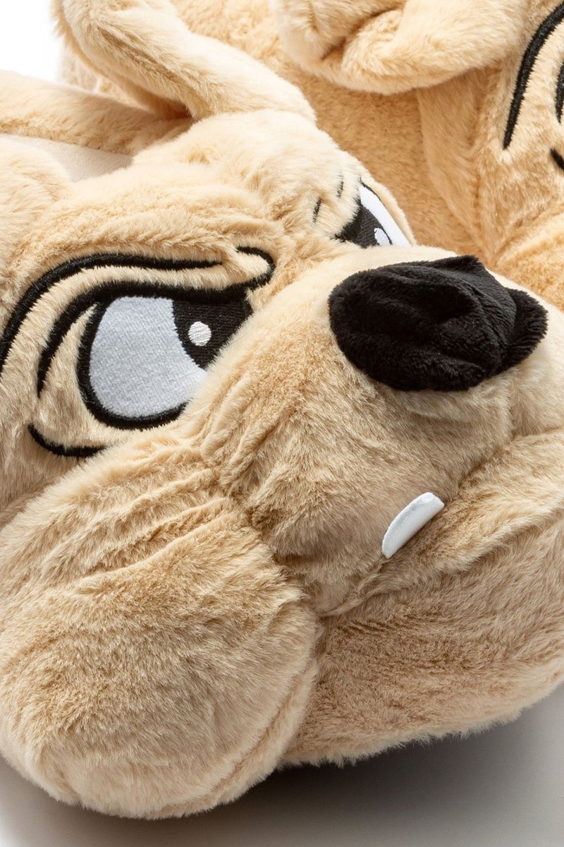 Cane Women, Waiter Size Animal Slippers Beige 33/38 AA0618