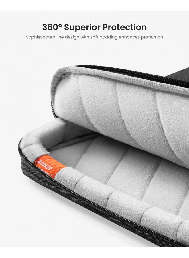 tomtoc 360 Protective Laptop Sleeve for 15-inch New MacBook Air M3/A3114 M2/A2941 2024-2023, 15 Inch Surface Laptop 6/5, Dell XPS 15 Plus, MacBook Pro (A1990 A1707), Water-resistant Accessory Bag Case - Image 4
