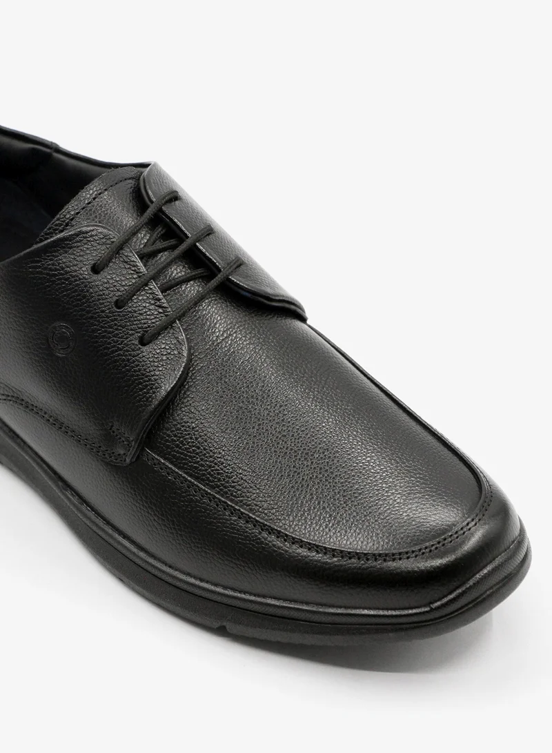 Geoomnii black Formal Lace-Up Shoes for Men – Elegant & Comfortable Office Footwear for Men | Best Price UAE