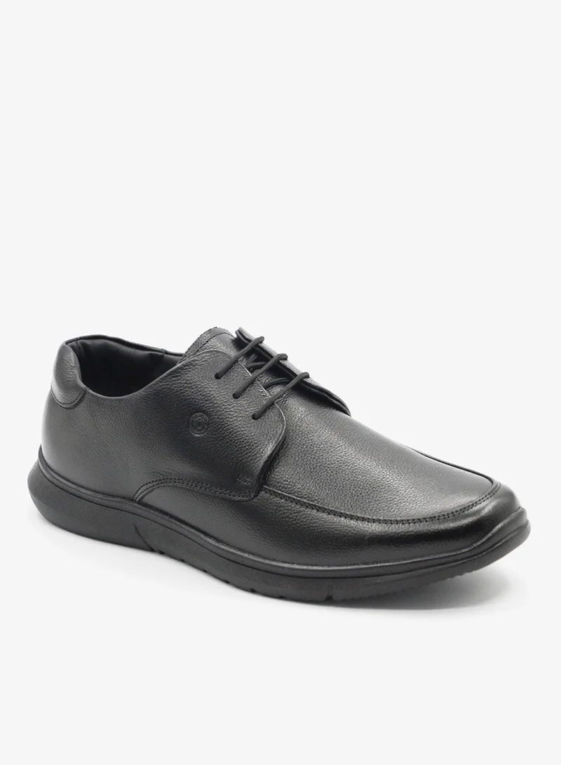 Geoomnii black Formal Lace-Up Shoes for Men – Elegant & Comfortable Office Footwear for Men | Best Price UAE
