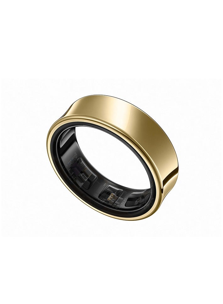 Galaxy Ring Fitness Monitor Sleep Tracker AI Smart Ring Size 6 - Titanium Gold