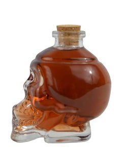 NIBEMINENT Skull Shaped Glass Decanter Clear  - Image 3