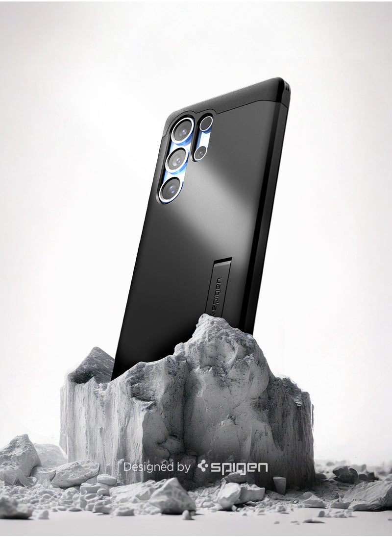 Spigen Tough Armor MagFit for Samsung Galaxy S25 ULTRA Case Cover with MagSafe (2025) - Black  - Image 3