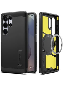 Spigen Tough Armor MagFit for Samsung Galaxy S25 ULTRA Case Cover with MagSafe (2025) - Black  - Image 1
