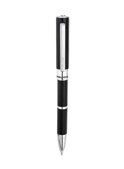 POLICE Black Metal Ballpoint Pen Sleek Design