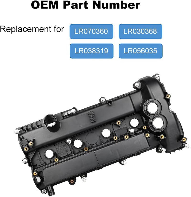 zayody Engine Valve Cover Kit with Gasket for Land Rover Discovery Sport, LR2, Range Rover Evoque (2012-2019) - Image 2