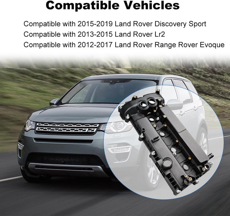 zayody Engine Valve Cover Kit with Gasket for Land Rover Discovery Sport, LR2, Range Rover Evoque (2012-2019) - Image 3