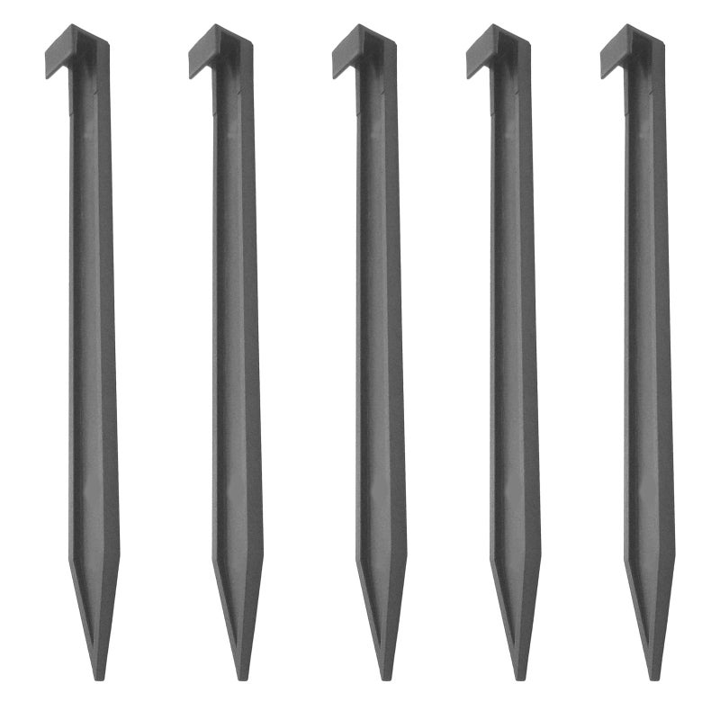 DasTior 40 Pcs Garden Landscape Anchoring Stakes,10 Inches Yard Stakes for Terrace Boards, Weed Fabric, Garden Inflatable Decor Fixing - Image 1