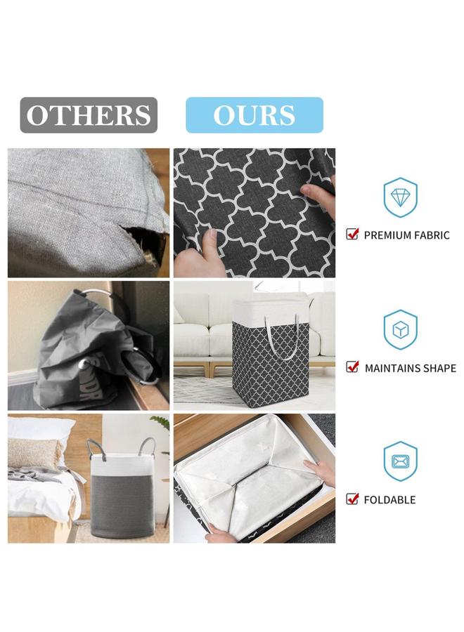 HOMESTAR Dirty Clothes Storage Bin Laundry Torage Basket Hamper Bag Washing Collapsible Waterproof - Image 4