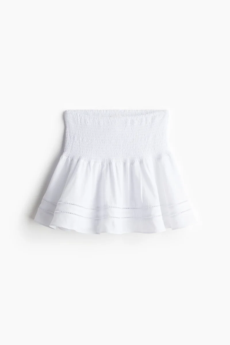 H&M Smock-Waisted Mini Skirt