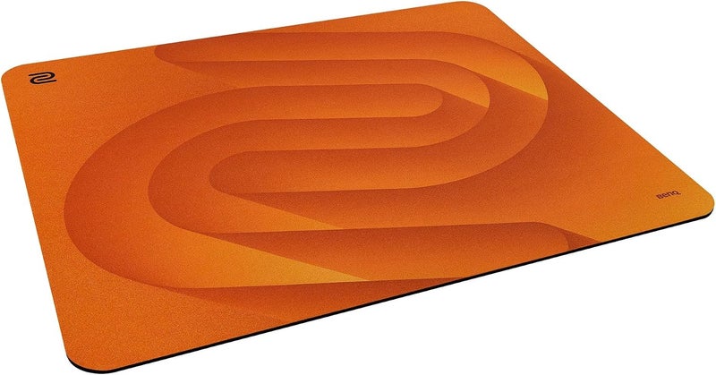بين كيو Zowie G-SR-SE Orange Large Esports Gaming Mouse Pad | 470x390 mm, Humidity Resistance, Consistent and Controlling Glide, High-density Rubber Base, Stitched Edges, Anti-slip Base Orange - Image 2