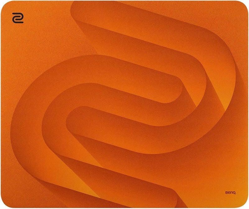 بين كيو Zowie G-SR-SE Orange Large Esports Gaming Mouse Pad | 470x390 mm, Humidity Resistance, Consistent and Controlling Glide, High-density Rubber Base, Stitched Edges, Anti-slip Base Orange - Image 3