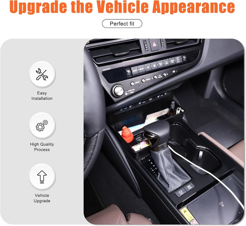 HIRUFAIT Center Console Gear Shift Organizer Tray for 2022+ Lexus ES - Image 3