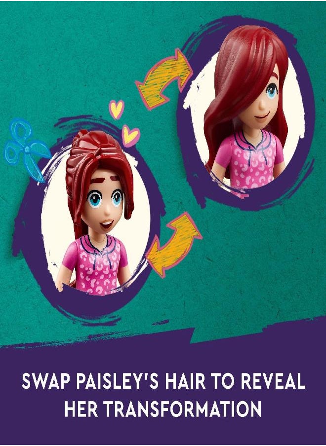 LEGO - LEGO Friends Toy Hair Salon 41743 Hairdressing Set with Paisley & Olly Mini-Dolls, Pretend Play Toy Spa Set for Girls and Boys 6 Plus - Image 1