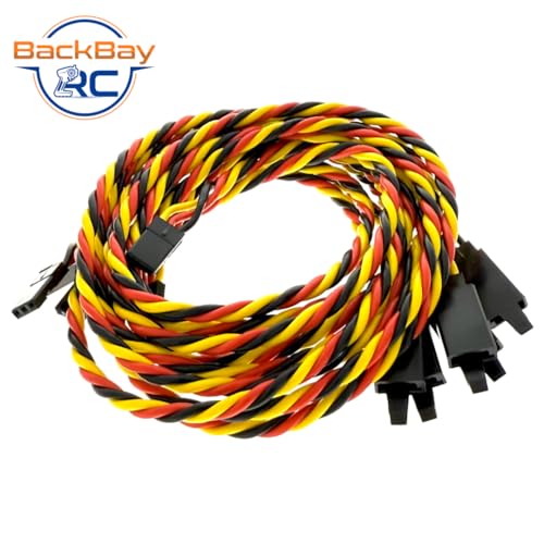 BackBay R/C BackBayRC 24in 20awg MaleFemale wClip Universal Servo Extension 5 Pack - Image 5