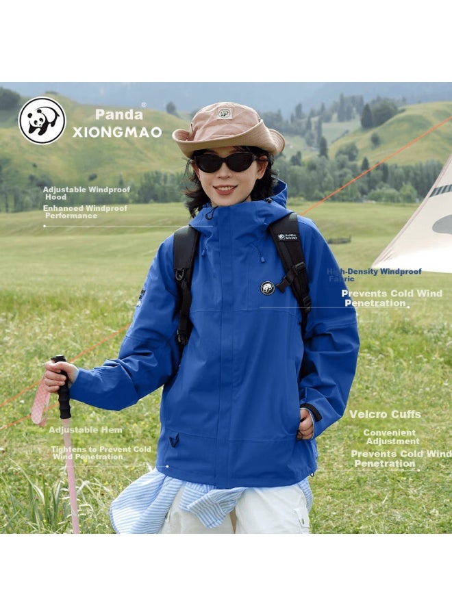 Panda Zhang Yuxi Edition [rain Shell Max] 3-in-1 Men's Windproof And Rainproof Hiking Jacket Autumn Winter Mountaineering Coat For Women - Image 2