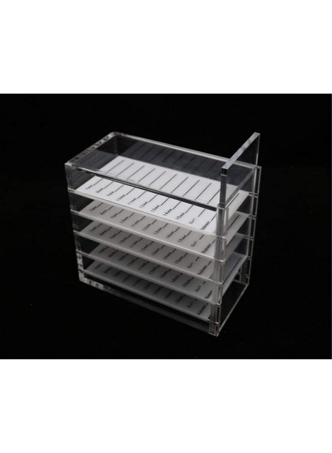 Sisiter Acrylic 5 Layers Clear Eyelash Storage Box Makeup Display Container Eyelashes Holder Case Grafting Eyelash Transparent Box Extension Tool - Image 3
