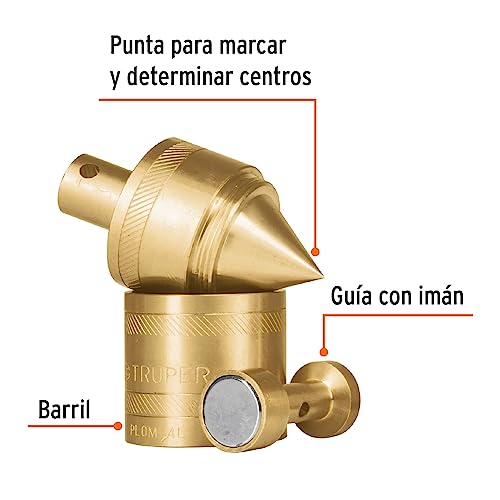 TRUPER PLOM-4L Brass Plumb Bobs w/ Center 21 Oz (582 g) - Image 2