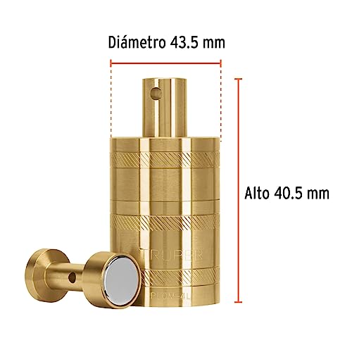 TRUPER PLOM-4L Brass Plumb Bobs w/ Center 21 Oz (582 g) - Image 3