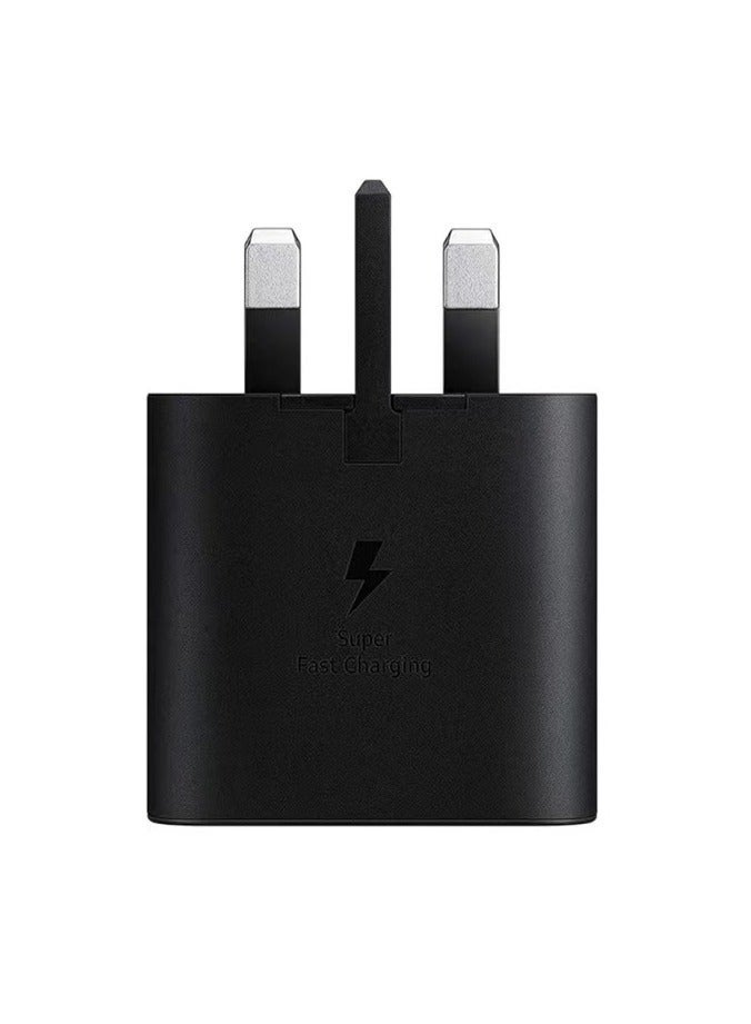 Super 25W Travel Adapter (Super Fast Charging without USB Cable) Black - Image 1